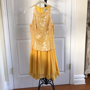 Vintage sequin evening dress